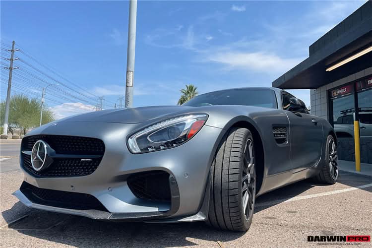 2015-2016 Mercedes Benz AMG GT GTS Carbon Fiber Front Lip
