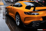 2015-2021 Mercedes Benz AMG GT | GTS Partial Carbon Fiber Rear Bumper With Exhaust Tips Darwinpro IMPII Design