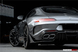 2015-2021 Mercedes Benz AMG GT | GTS Partial Carbon Fiber Rear Bumper With Exhaust Tips Darwinpro IMPII Design