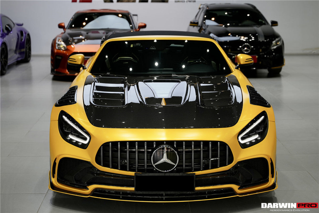 2015-2021 Mercedes Benz AMG GT | GTS | GTC Partial Carbon Fiber Front Bumper Darwinpro IMPII Design