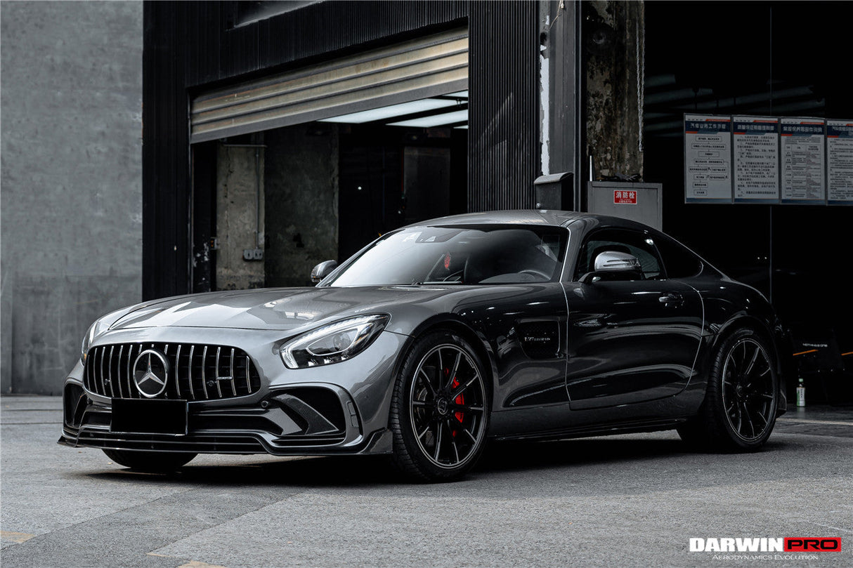 2015-2021 Mercedes Benz AMG GT | GTS | GTC Partial Carbon Fiber Front Bumper Darwinpro IMPII Design