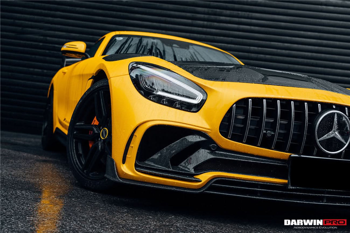 2015-2021 Mercedes Benz AMG GT | GTS | GTC Partial Carbon Fiber Front Bumper Darwinpro IMPII Design