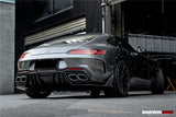 2015-2021 Mercedes Benz AMG GT | GTS Partial Carbon Fiber Rear Bumper With Exhaust Tips Darwinpro IMPII Design