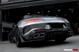 2015-2021 Mercedes Benz AMG GT | GTS Partial Carbon Fiber Rear Bumper With Exhaust Tips Darwinpro IMPII Design