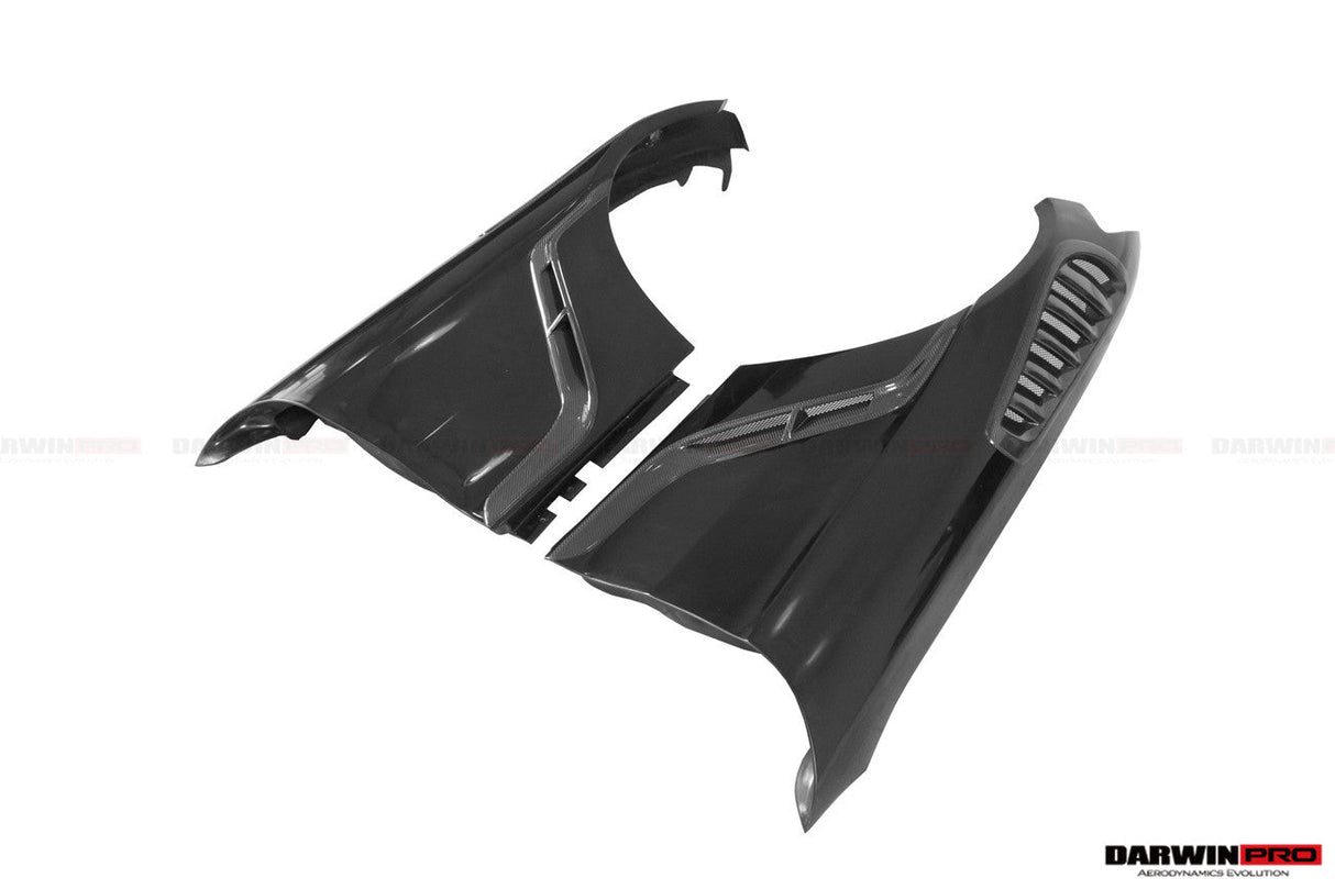 2015-2021 Mercedes Benz AMG GT | GTS | GTC Partial Carbon Fiber Front Fender DarwinPRO IMPII Design