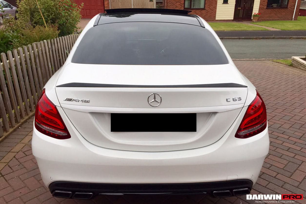 2015-2021 Mercedes Benz C-Class W205 Sedan Trunk Spoiler
