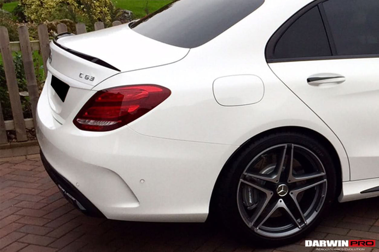 2015-2021 Mercedes Benz C-Class W205 Sedan Trunk Spoiler