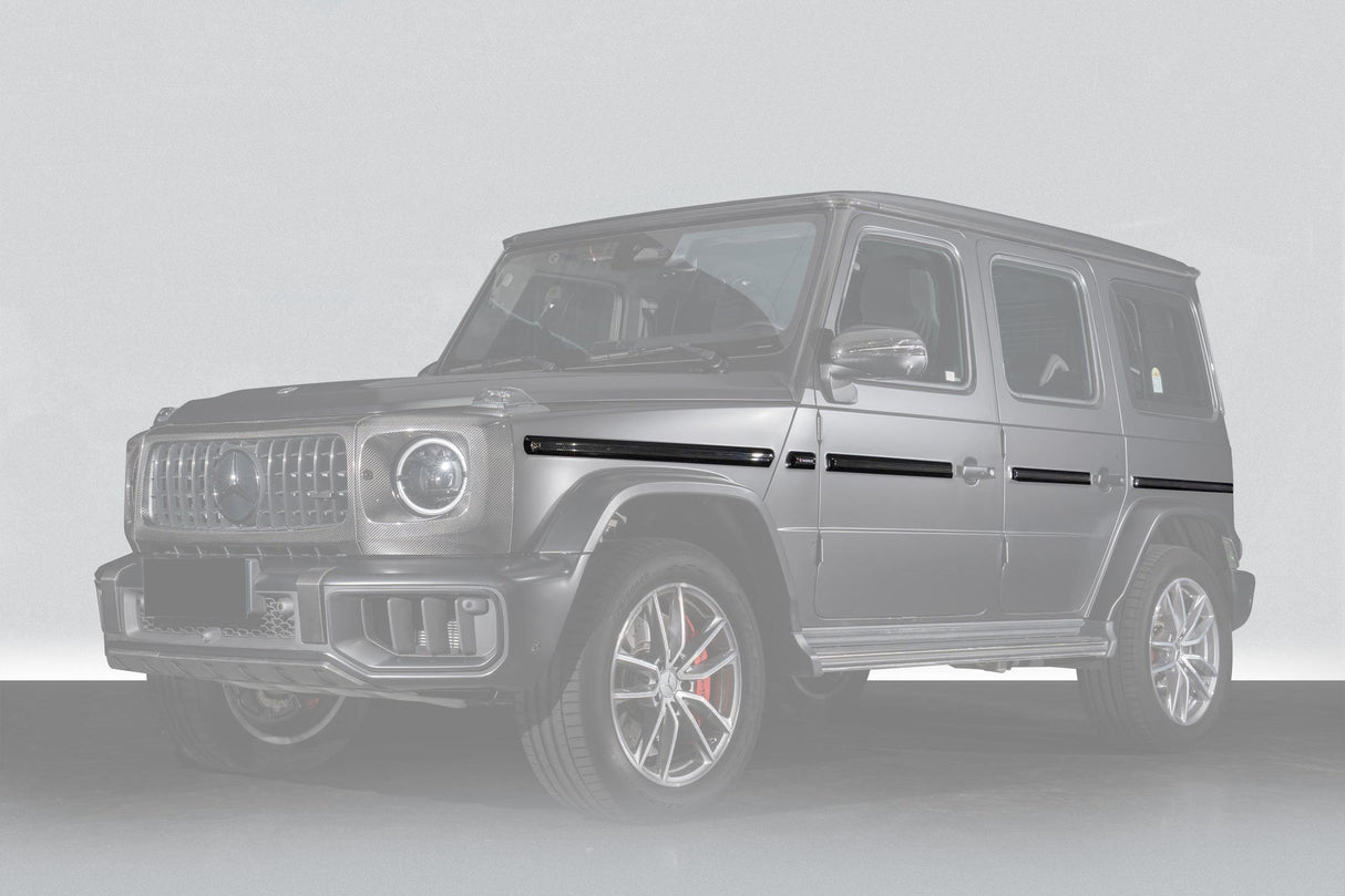2019-2025 Mercedes Benz G-Class W464 | W465 G-Wagon Body Side Molding Trim DarwinPRO (OE Style) Fit G500, G550, G63 AMG