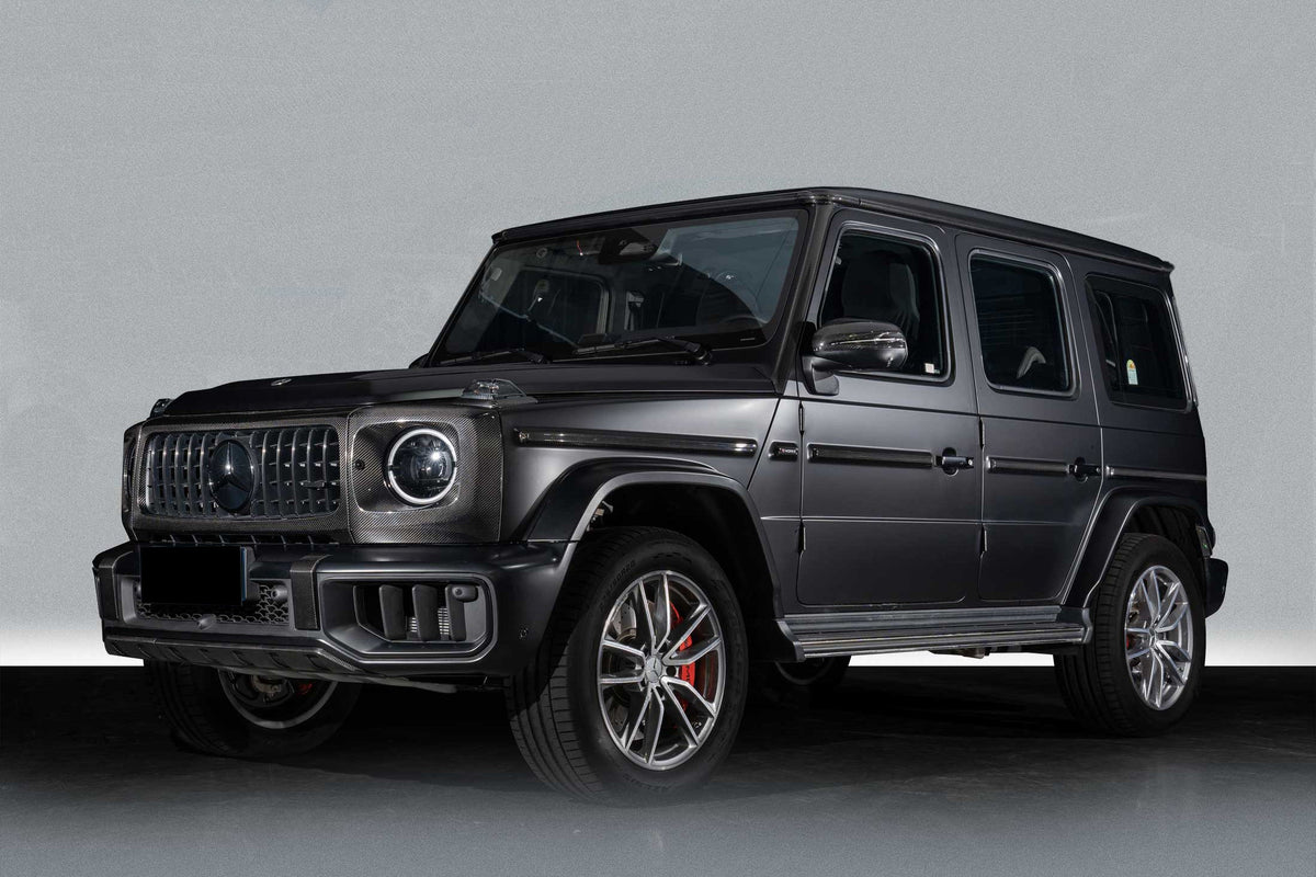 2024-UP Mercedes Benz W465 G Wagon Autoclave Carbon Fiber Front Bumper Cover Replacement DarwinPRO (OE Style) Fits G550, G63 AMG, G500