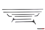2024-UP Mercedes Benz W465 G Wagon Autoclave Carbon Fiber Roof Strip Trim and A-Pillar DarwinPRO (OE Style) Fits G550, G63 AMG, G500