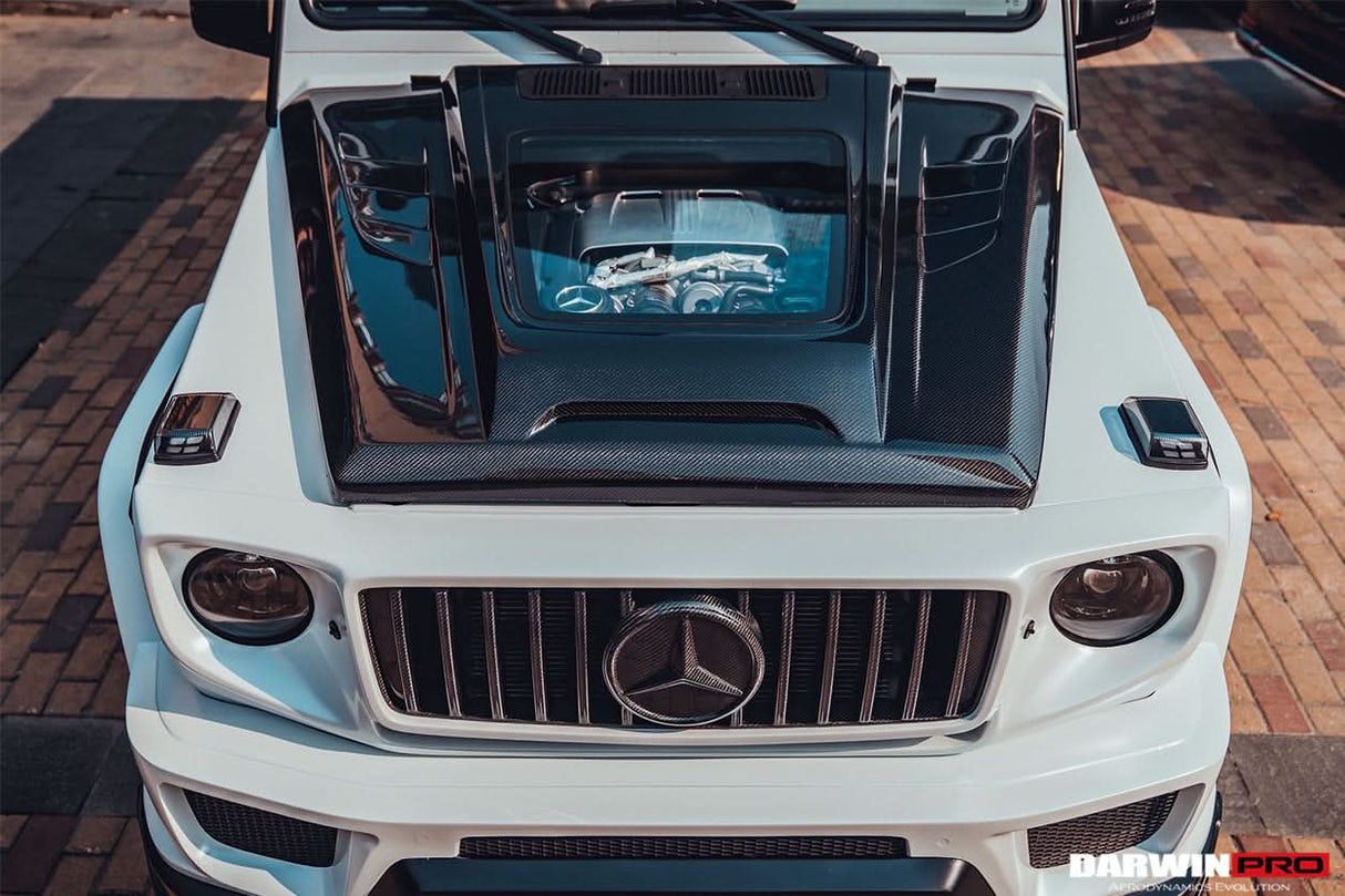 2008-2018 Mercedes Benz W463 G Wagon IMP Style Carbonf Fiber Hood | Fits G500, G550, G63 AMG, G65 AMG