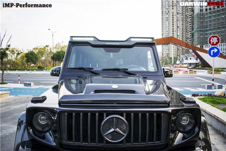 2008-2018 Mercedes Benz W463 G Wagon IMP Style Carbonf Fiber Hood | Fits G500, G550, G63 AMG, G65 AMG