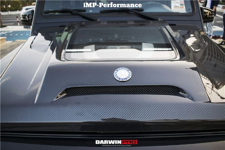 2008-2018 Mercedes Benz W463 G Wagon IMP Style Carbonf Fiber Hood | Fits G500, G550, G63 AMG, G65 AMG