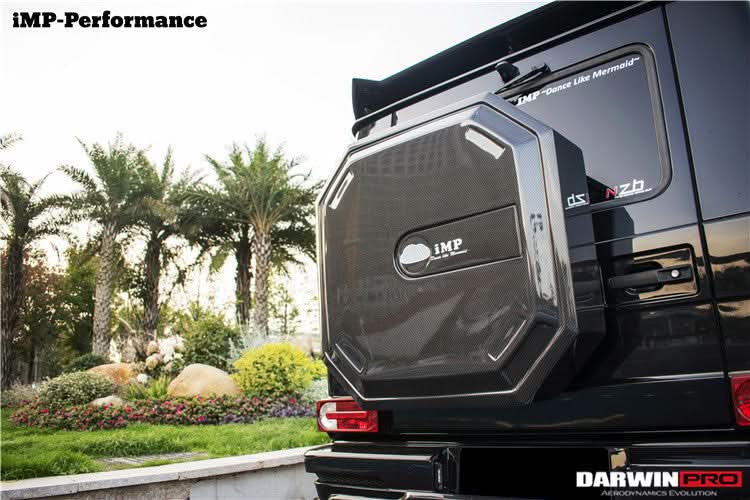 2008-2018 Mercedes Benz W463 G Wagon IMP Style Carbon Fiber Rear Roof Spoiler | Fits G500, G550, G63 AMG, G65 AMG
