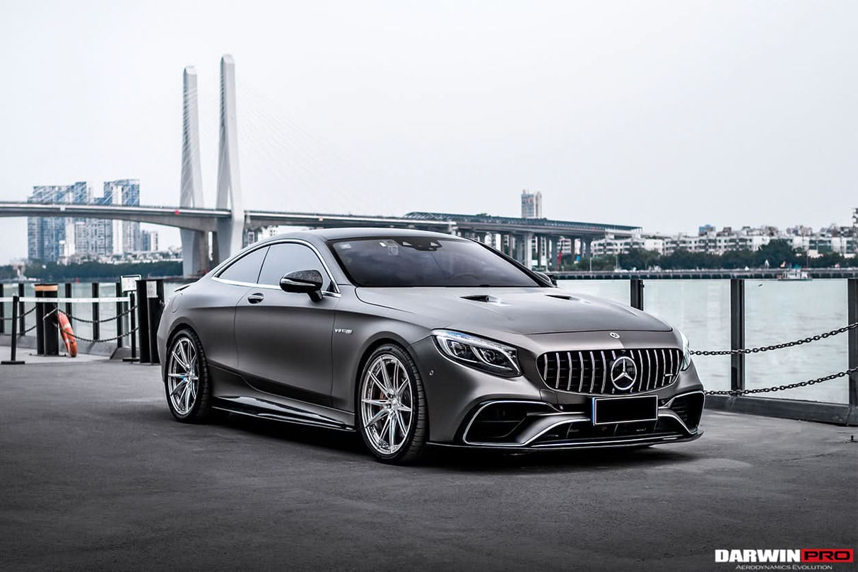 2018-2021 Mercedes Benz C217 S63 & S65 AMG Coupe BKSS Style Carbon Fiber Front Lip