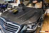2014-2020 Mercedes Benz W222 Sedan iMP Design Carbon Fiber Hood | Fits S450, S550, S560, S63AMG, S65AMG