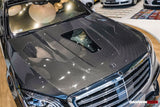2014-2020 Mercedes Benz W222 Sedan iMP Design Carbon Fiber Hood | Fits S450, S550, S560, S63AMG, S65AMG