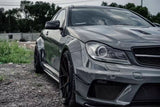 DarwinPRO 2012-2014 Mercedes Benz W204 C63 AMG BKSS Style Hood