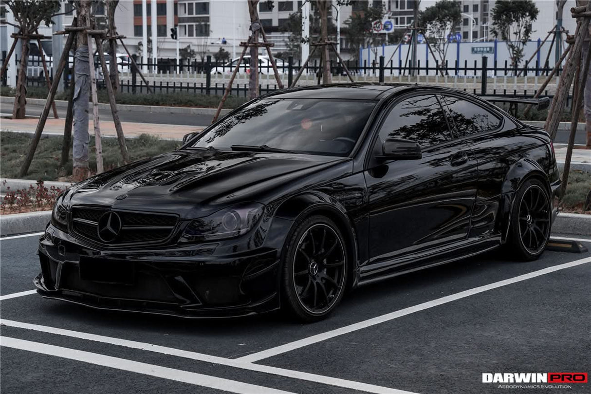 2012-2014 Mercedes Benz W204 BKSS Style Wide Full Body Kit DarwinPRO (BKSS) Fits C63 AMG Coupe