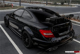 Mercedes Benz W204 C Class  C63 AMG Coupe BKSS Style Carbon Fiber Trunk Spoiler