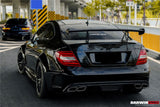Mercedes Benz W204 C Class  C63 AMG Coupe BKSS Style Carbon Fiber Trunk Spoiler