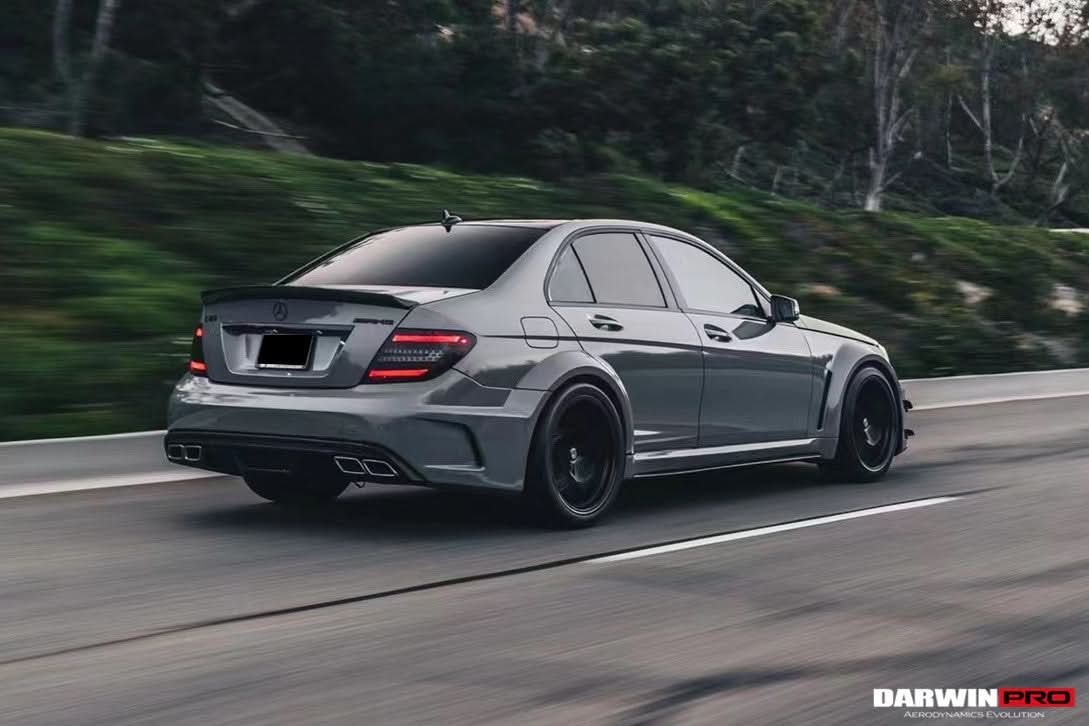 2012-2014 Mercedes Benz W204 Wide Full Body Kit DarwinPRO (BKSS) Fits C63 AMG Sedan