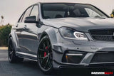 2012-2014 Mercedes Benz W204 Wide Full Body Kit DarwinPRO (BKSS) Fits C63 AMG Sedan
