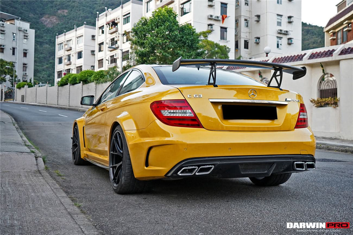 Mercedes Benz W204 C Class  C63 AMG Coupe BKSS Style Carbon Fiber Trunk Spoiler