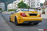 Mercedes Benz W204 C Class  C63 AMG Coupe BKSS Style Carbon Fiber Trunk Spoiler
