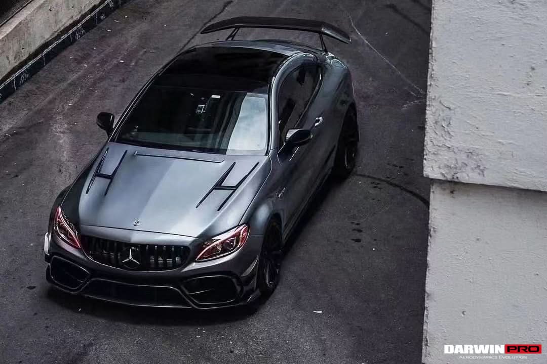 2015-2021 Mercedes Benz W205 C63 C63S AMG BKSS Style Hood