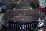2015-2021 Mercedes Benz W205 C63 C63S AMG BKSS Style Hood