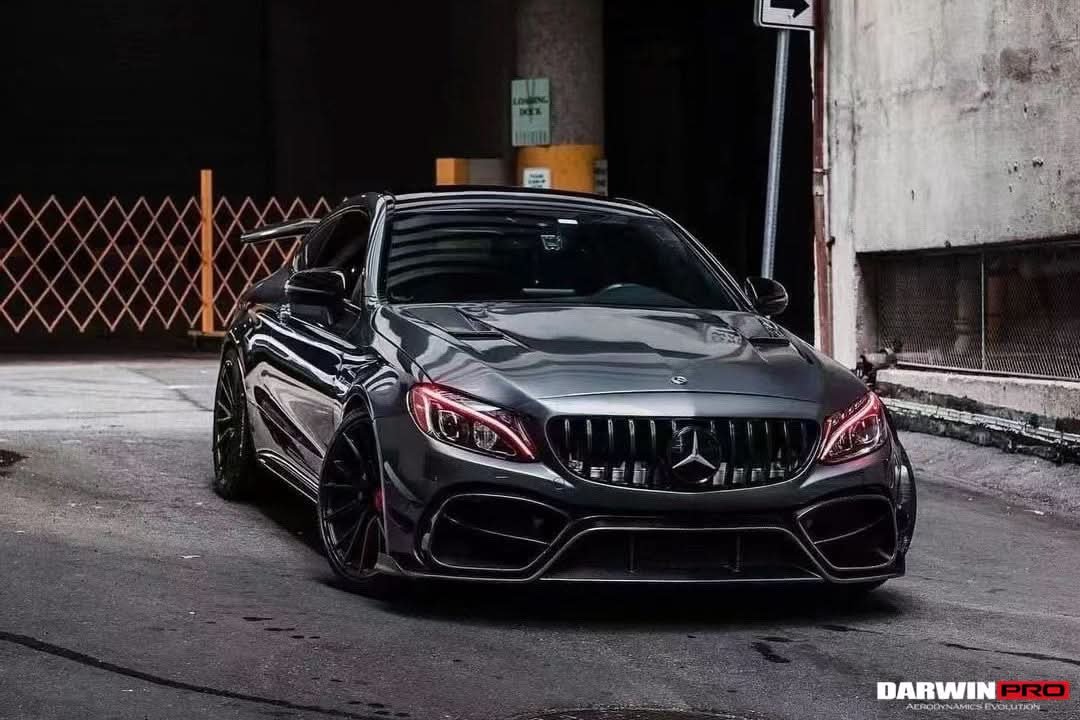 2015-2021 Mercedes Benz W205 C63 C63S AMG BKSS Style Hood