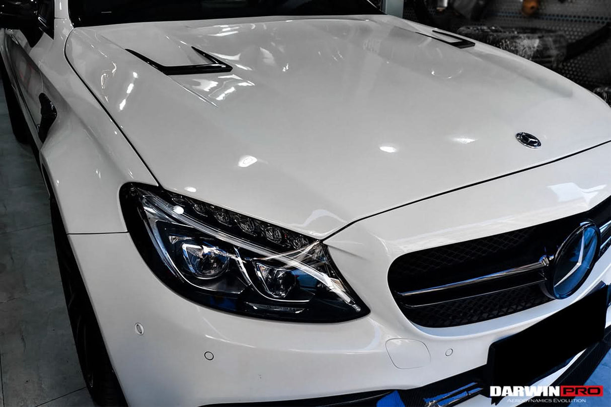 2015-2021 Mercedes Benz W205 C63 C63S AMG BKSS Style Hood