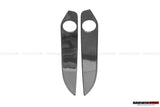 2015-2021 Mercedes Benz W205 C63 S AMG Sedan Carbon Fiber Interior Door Panel Trim Cover Strip