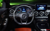 2015-2021 Mercedes Benz W205 C63 AMG Carbon Fiber Interior Steering wheel Trim