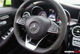2015-2021 Mercedes Benz W205 C63 AMG Carbon Fiber Interior Steering wheel Trim