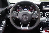 2015-2021 Mercedes Benz W205 C63 AMG Carbon Fiber Interior Steering wheel Trim