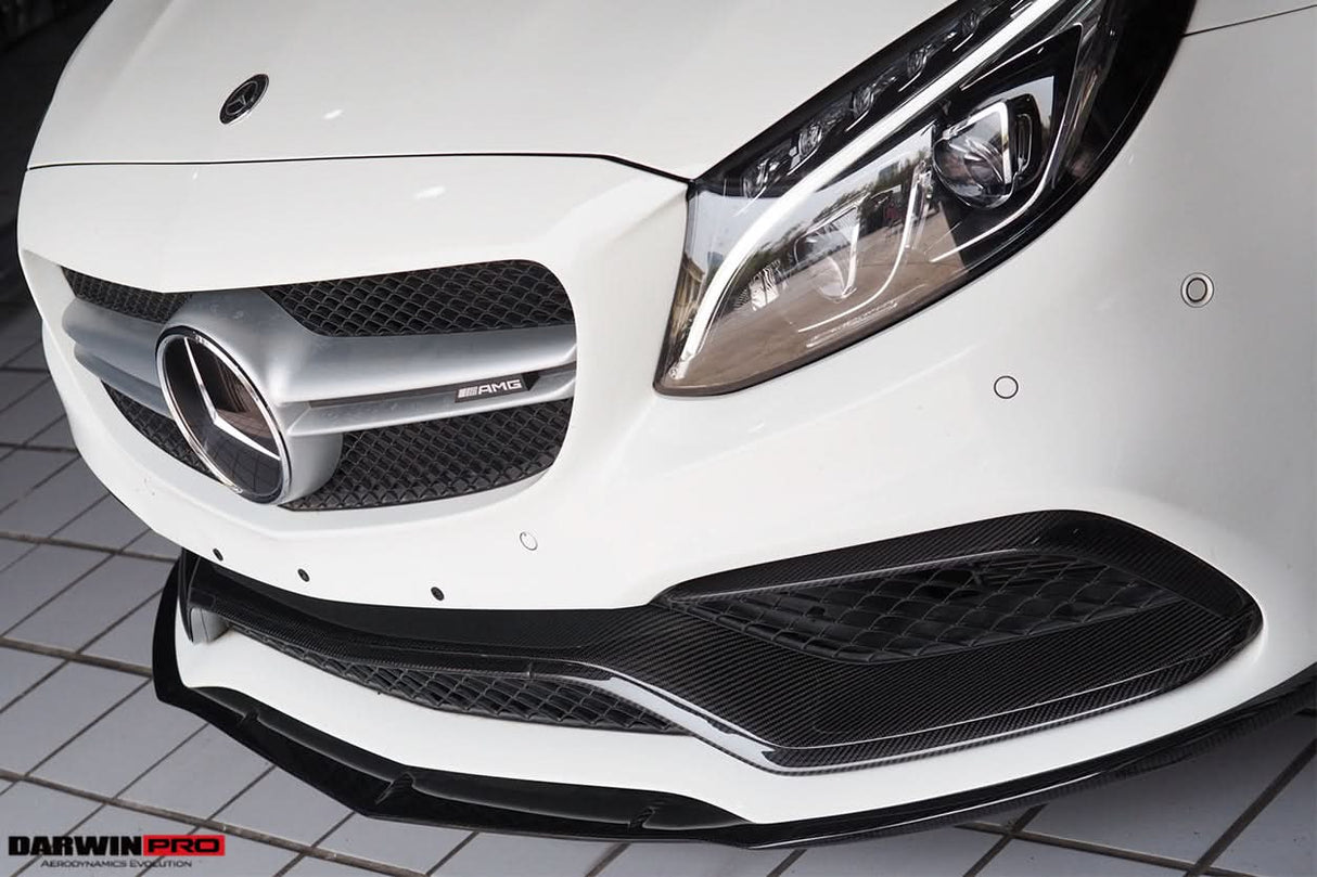 2015-2021 Mercedes Benz W205 C63 S AMG Carbon Fiber Front Canards