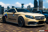 2015-2021 Mercedes Benz W205 C63 S AMG Coupe BKSS Style Carbon Fiber Front Lip