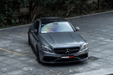 2015-2021 Mercedes Benz W205 C63 S AMG Coupe BKSS Style Carbon Fiber Front Lip