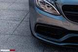 2015-2021 Mercedes Benz W205 C63 S AMG Coupe BKSS Style Carbon Fiber Front Lip
