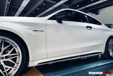 2015-2021 Mercedes Benz W205 C63 & S AMG Coupe Carbon Fiber Side Skirts Trim