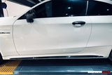2015-2021 Mercedes Benz W205 C63 & S AMG Coupe Carbon Fiber Side Skirts Trim