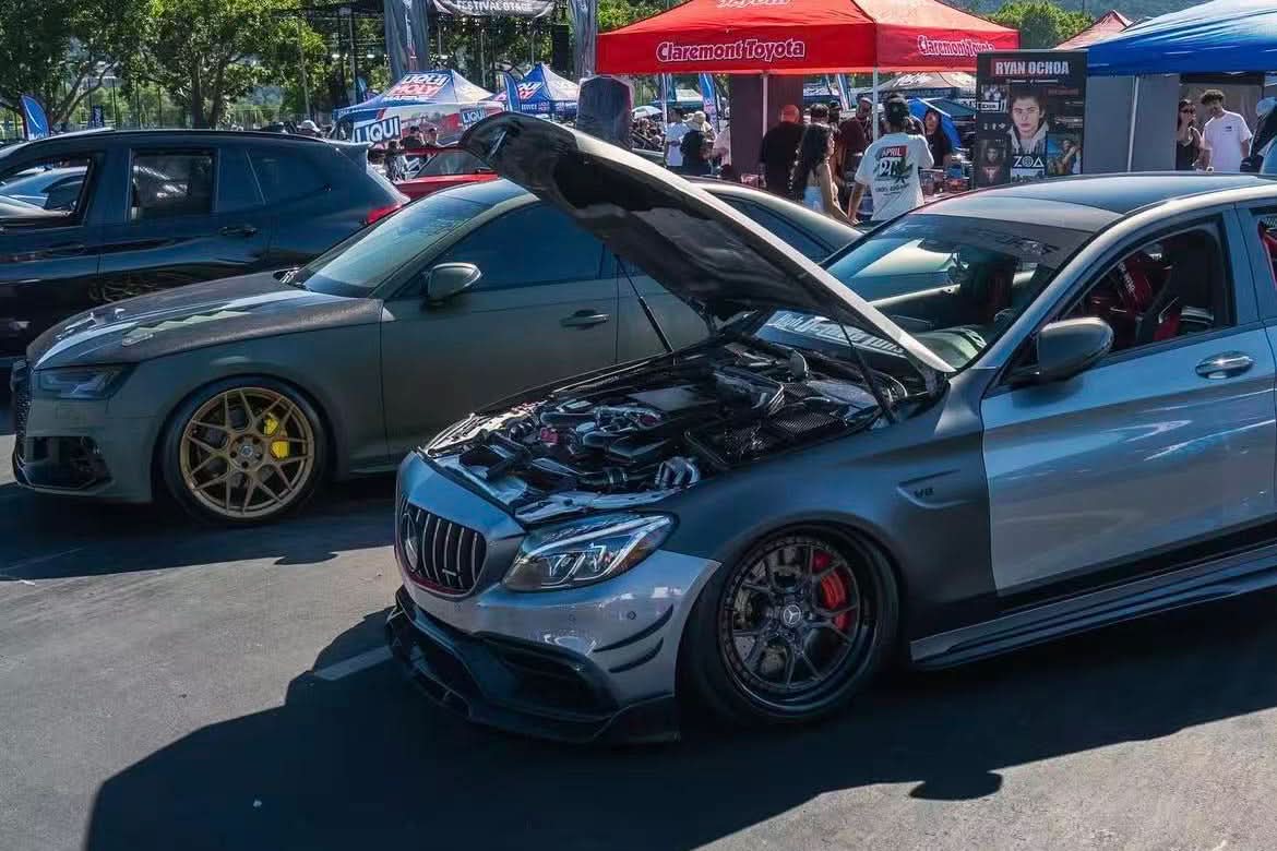 2015-2021 Mercedes Benz W205 C63 S AMG Sedan Carbon Fiber Fender