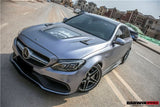 2015-2021 Mercedes Benz W205 C63 S AMG Sedan BKSS Style Carbon Fiber Front Lip