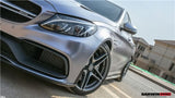 2015-2021 Mercedes Benz W205 C63 S AMG Sedan BKSS Style Carbon Fiber Front Lip