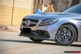 2015-2021 Mercedes Benz W205 C63 S AMG Sedan BKSS Style Carbon Fiber Front Lip