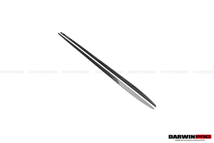 2015-2021 Mercedes Benz W205 C63 & S AMG Coupe Carbon Fiber Side Skirts Trim