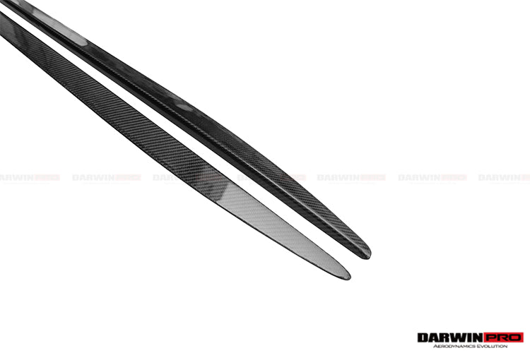 2015-2021 Mercedes Benz W205 C63 & S AMG Coupe Carbon Fiber Side Skirts Trim