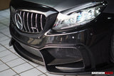 2015-2021 Mercedes Benz W205 C63 S AMG Sedan IMP Performance Partial Carbon Fiber front bumper